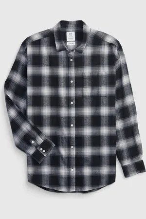 GAP Teen flanelová košile kostka organic - Holky
