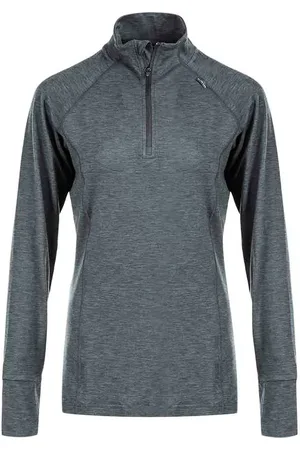 Endurance Dámská mikina Core X1 Elite Melange Midlayer Black Melange, 36