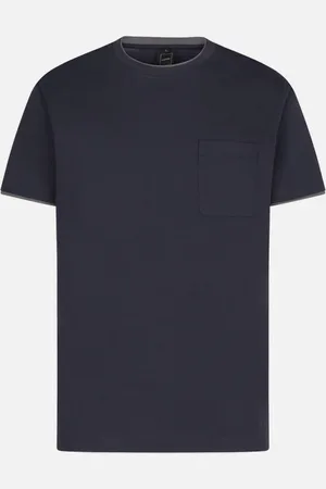 Geox Modré pánské tričko T-Shirt - Pánské