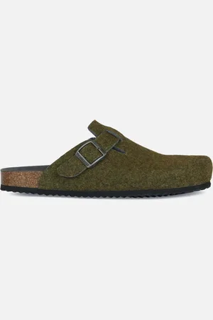 Geox Khaki pánské pantofle Ghita - Pánské
