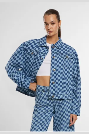 Urban classics Dámská košilová bunda 80‘s Oversized /světle