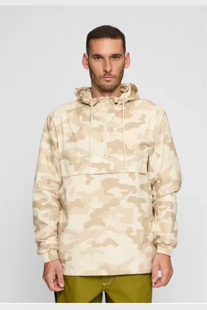 Urban classics Camo Pull Over Windbreaker sandcamo
