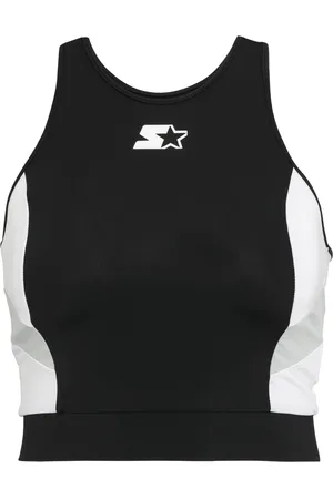 STARTER BLACK LABEL Dámský sportovní zkrácený top Starter černý/bílý