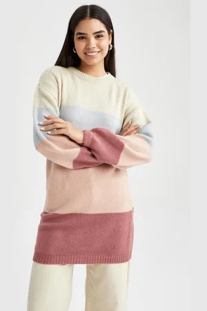 DeFacto Regular Fit Crew Neck Sweater Tunic