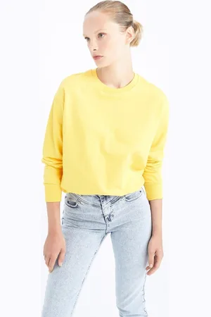 DeFacto Regular Fit Crew Neck Sweatshirt