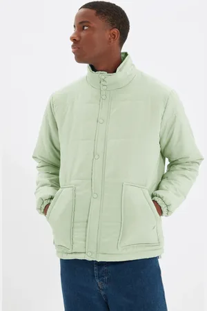 Trendyol Mint Regular Fit Wind and Water Resistant Winter Puffer Jacket