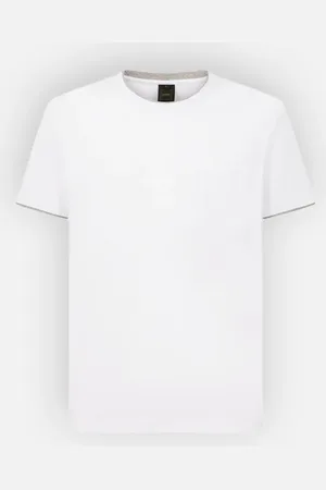 Geox Bílé pánské tričko T-Shirt - Pánské