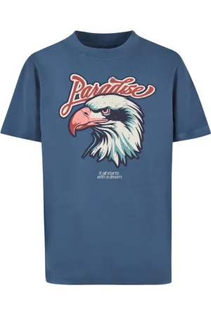 Mister Tee Chlapecké tričko Paradise Eagle modré