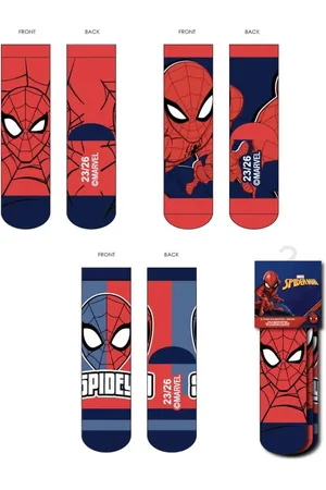 SPIDERMAN SOCKS PACK 3 PIECES