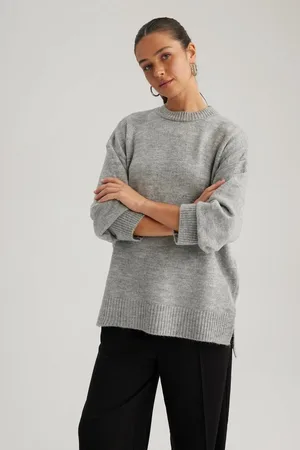 DeFacto Relax Fit Crew Neck Sweater Tunic
