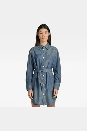 G-Star G-STAR Shirt - Long millery overshirt blue