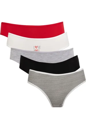 DeFacto Fall in Love 5 Pack Slip Panties