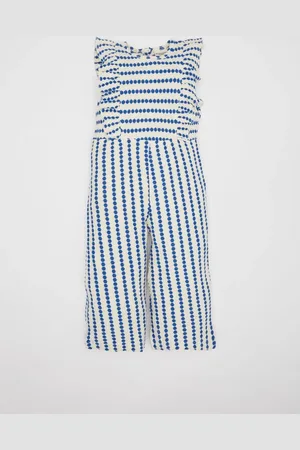 DeFacto Baby Girl Patterned Sleeveless Jumpsuit