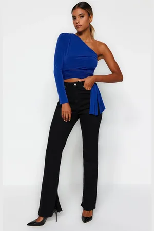 Trendyol Dámské rifle Slim fit