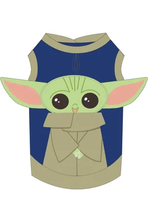 THE MANDALORIAN DOG SWEATSHIRT APPLICATIONS COTTON BRUSHED