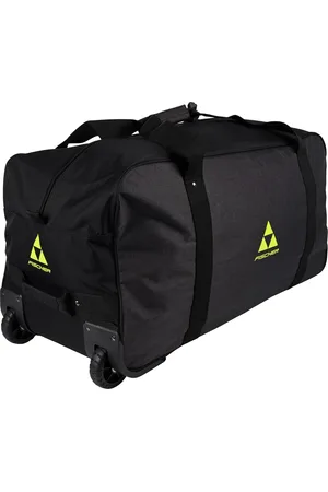 Fischer DeLuxe black/yellow 30" Hokejová taška na kolečkách, Žák (youth)