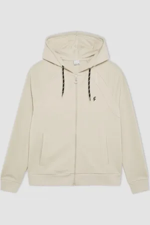 DeFacto Fit Regular Fit Hooded Zippered Sweatshirt