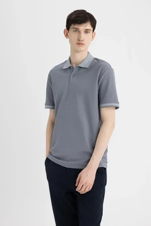 DeFacto New Regular Fit Short Sleeve Basic Plain Polo Shirt