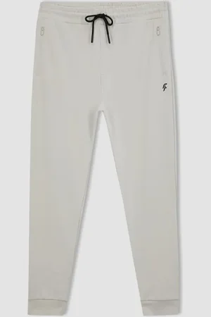 DeFacto Slim Fit Waist Tie Elastic Leg Pocket Basic Plain Jogger Sweatpants