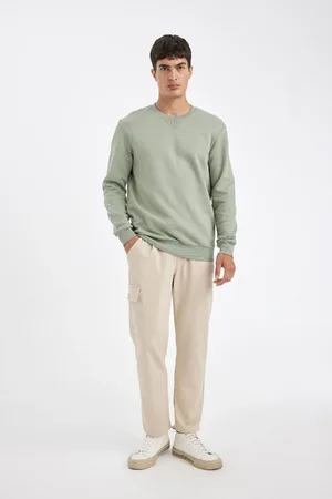 DeFacto Sweatpants Slim Fit Slim Fit Cargo Pocket Straight Leg