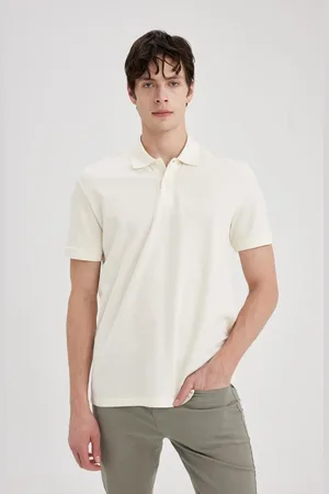 DeFacto New Regular Fit Short Sleeve Basic Plain Polo Shirt