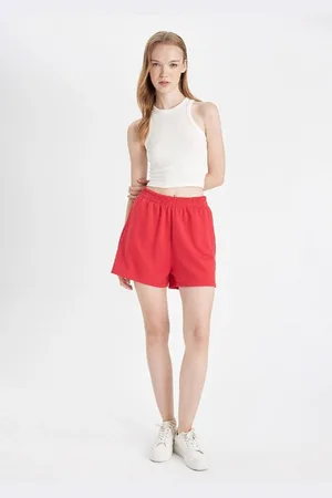 DeFacto Regular Fit Straight Leg Thick Fabric Basic Shorts