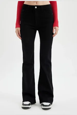 DeFacto Mia Regular Waist Flared Long Jeans