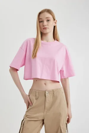 DeFacto Cool Loose Fit Basic Short Sleeve T-Shirt