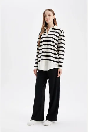 DeFacto Wide Leg Basic Wide Leg Trousers