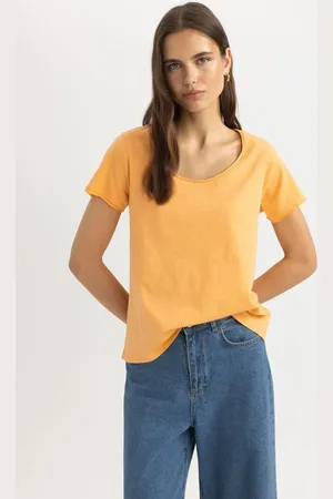 DeFacto Regular Fit Crew Neck Basic Short Sleeve T-Shirt