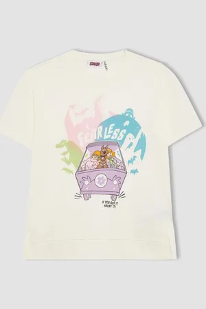 DeFacto Girls Scooby Doo Oversize Fit Crew Neck Short Sleeve T-Shirt