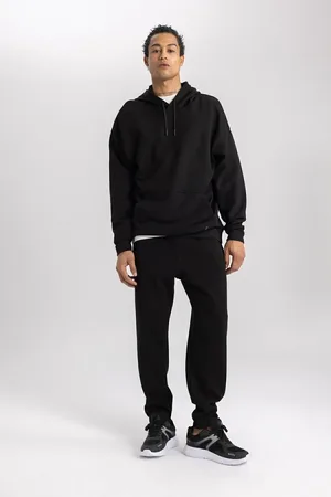 DeFacto Fit Jogger Sweatpants Standard Fit Pocket Basic Plain