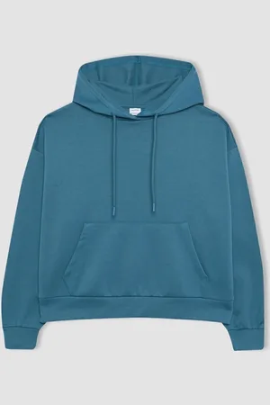 DeFacto Fit Hooded Scuba Diver Athlete Sweatshirt B0962ax23wn