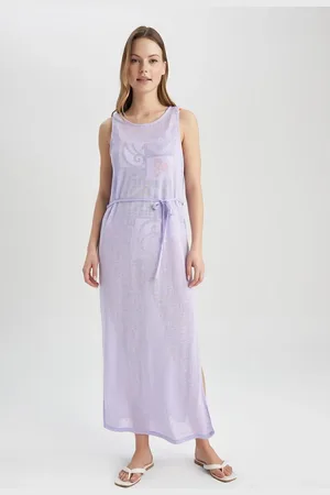 DeFacto Fall In Love Mesh Look Beach Dress