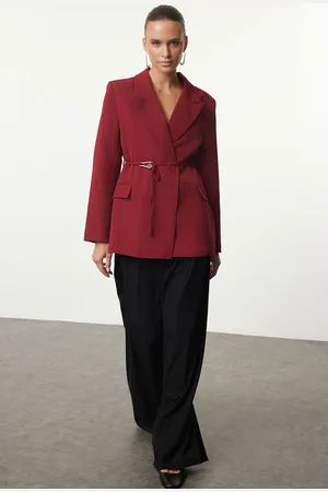 Trendyol Burgundy Blazer Jacket
