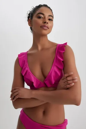 DeFacto Fall In Love Regular Fit Bikini Top