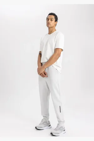 DeFacto Fit Jogger Sweatpants Standard Fit Basic Plain Pocket Elastic Waist Leg