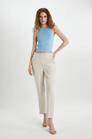 DeFacto Carrot Fit Pocket High Waist Short Cuff Trousers