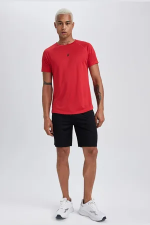 DeFacto Fit Gray Slim Fit Slim Cut Sportsman Standard Leg Shorts V3030az23au