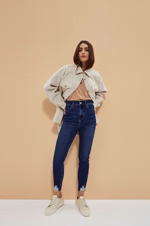 MOODO Dámské rifle Denim