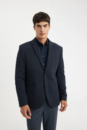 DeFacto Slim Fit Slim Fit Lined Buttoned Blazer Jacket