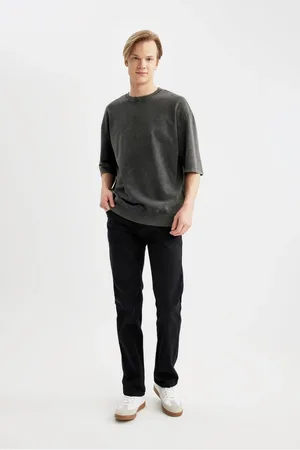 DeFacto Sergio Regular Fit Regular Cut Normal Waist Straight Leg Jeans