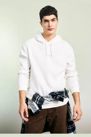 DeFacto Relax Fit Hooded Printed Thick Sweatshirt