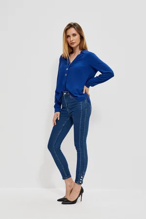 MOODO Dámské rifle Denim