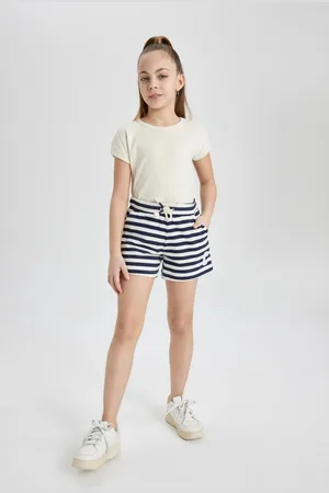 DeFacto Girls Striped Shorts