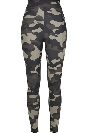 Urban classics Dámské legíny Camo Tech s vysokým pasem tmavé masky