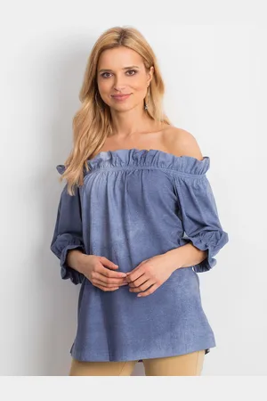 Factory Price španělská halenka s volánky