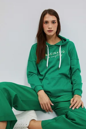 MOODO Mikina s kapucí a nápisem