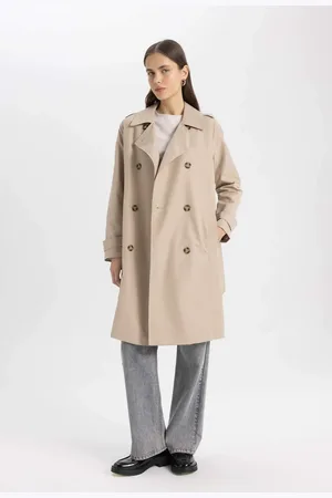 DeFacto DFC - Waterproof Regular Fit Trench Coat