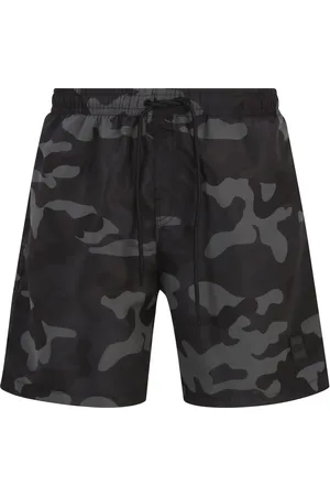 Urban classics Pánské plavky Camo tmavé
